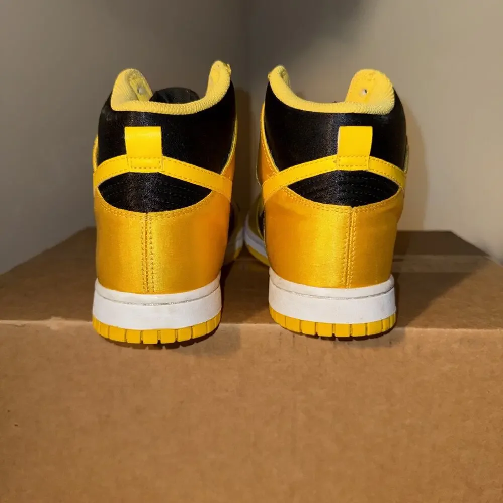 Size 9w - Nike Dunk High Satin Goldenrod